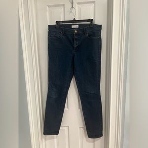 Loft Modern Skinny Dark Denim Jeans Size 31/12